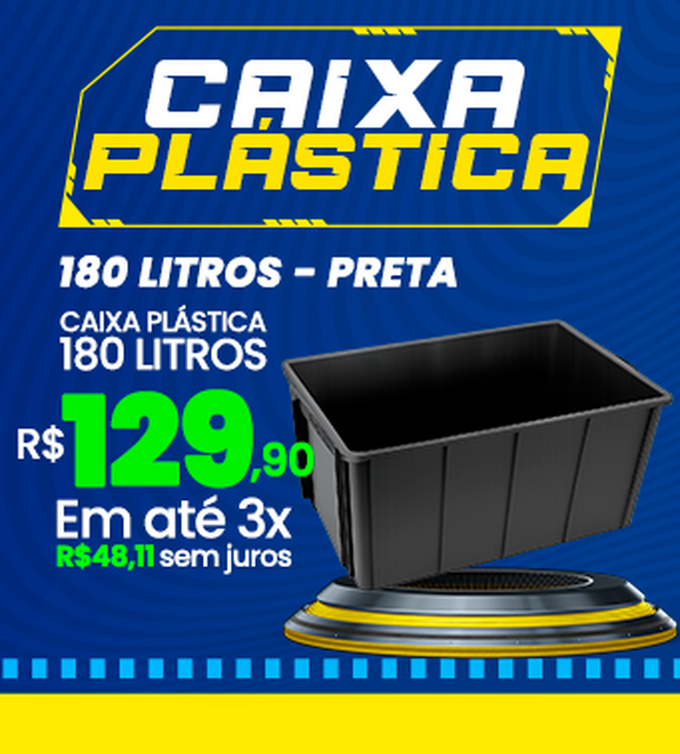 banner Caixa 180 Litros