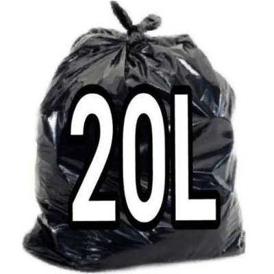Saco para Lixo 20 Litros Preto C/ 100 unid.