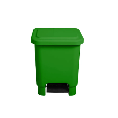 Lixeira de Plástico com Pedal 15 Litros - VERDE