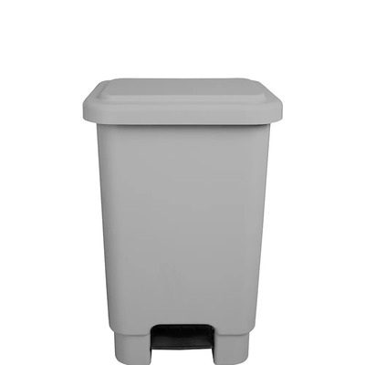 Lixeira Com Pedal  15 Litros Cinza