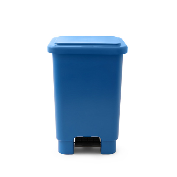 Lixeira Com Pedal  15 Litros Azul