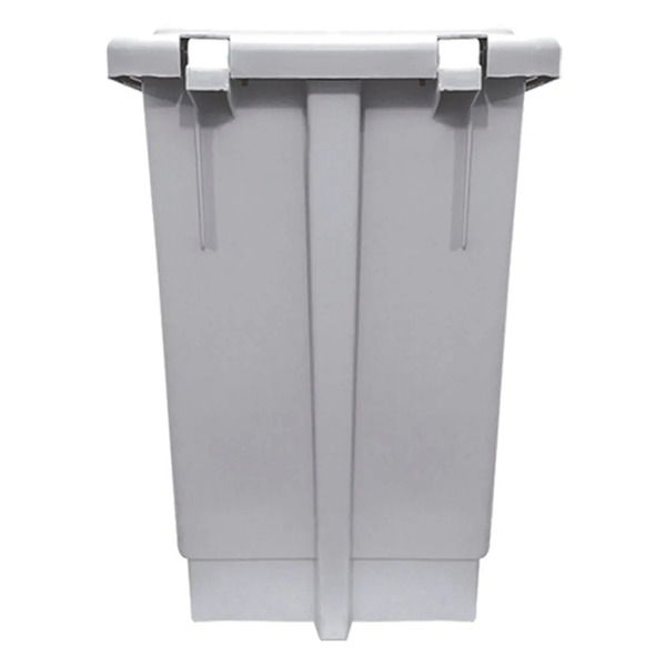 Lixeira Com Pedal  50 Litros Marrom