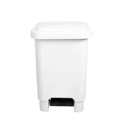 Lixeira de Plástico com Pedal 50 Litros - BRANCA