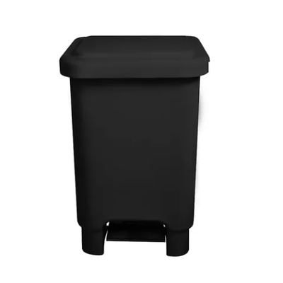 Lixeira de Plástico com Pedal 100 Litros - PRETA