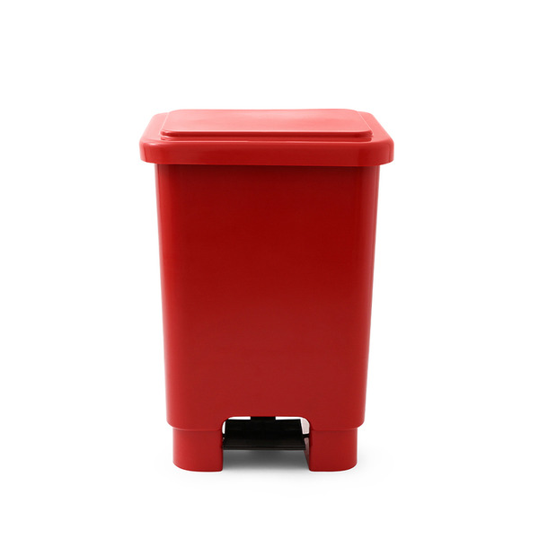 Lixeira Com Pedal 100 Litros Vermelha
