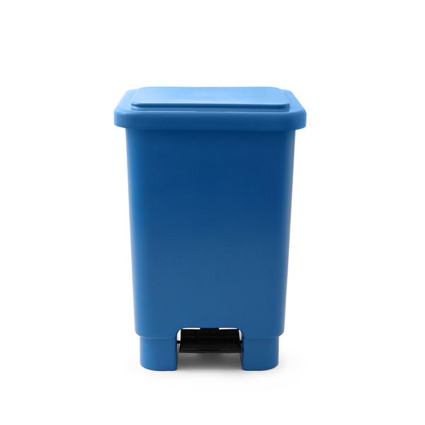 Lixeira Com Pedal 100 Litros Azul