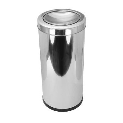 Lixeira Em Aço inox Com Tampa Meia Esfera 22L Binnox