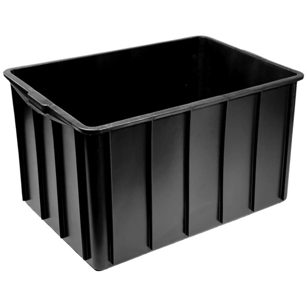 Caixa Organizadora 180 litros - Sem Tampa - Preta