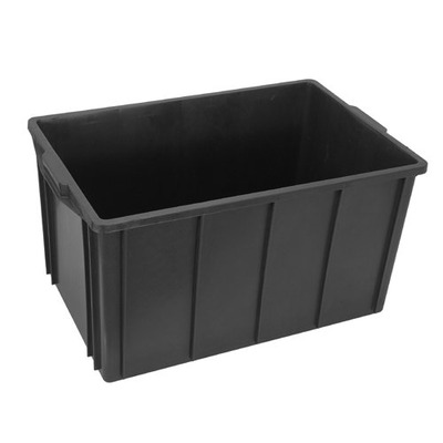 Caixa Organizadora 130 Litros - Sem Tampa - PRETO