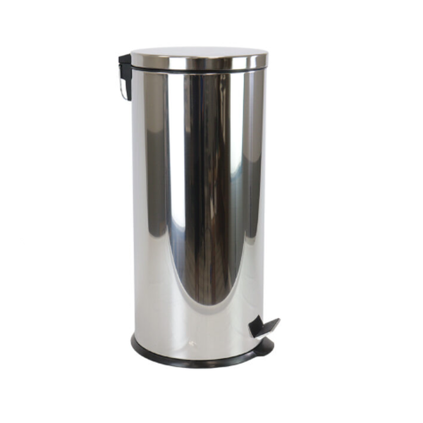 Lixeira em Aço Inox com Pedal - 30 Litros