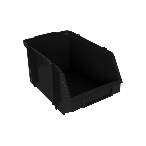 Gaveteiro Plástico Bin Nº 6 - Preto