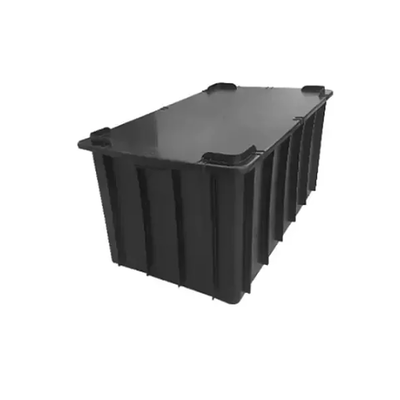 Caixa Organizadora 26 Litros - Com Tampa - PRETA