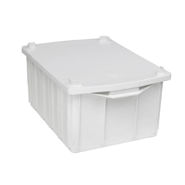 Caixa Organizadora 26 Litros - Com Tampa - BRANCA