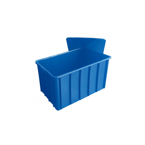 Caixa Organizadora 36 Litros com Tampa – AZUL