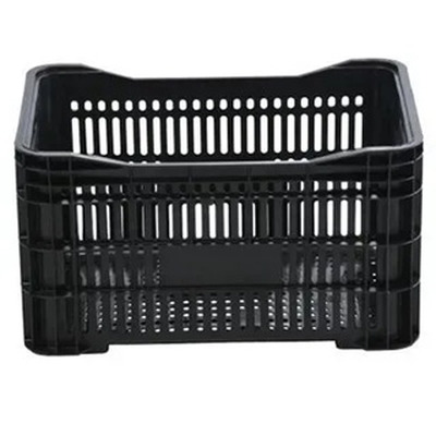 Caixa Plástica Agrícola Vazada - 25 kg 46 Litros - PRETA