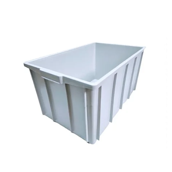 Caixa Organizadora 130 Litros - Com Tampa - Branca