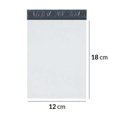 Envelope de Segurança 12x18cm Branco – Pacote com 100 Unidades