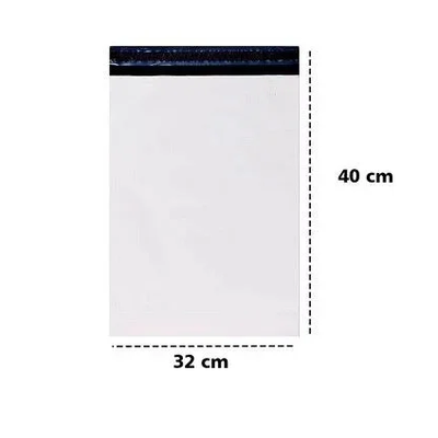 Envelope de Segurança 32x40cm Branco – Pacote com 100 Unidades
