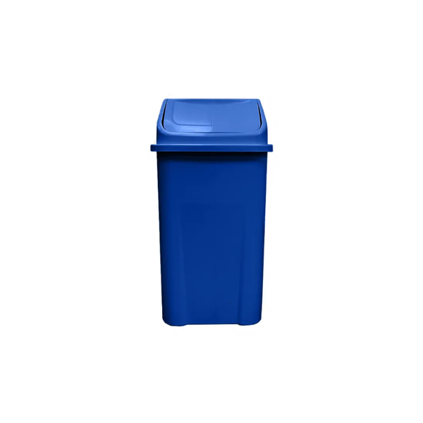 Lixeira Plástica Basculante injetada 100 Litros - AZUL