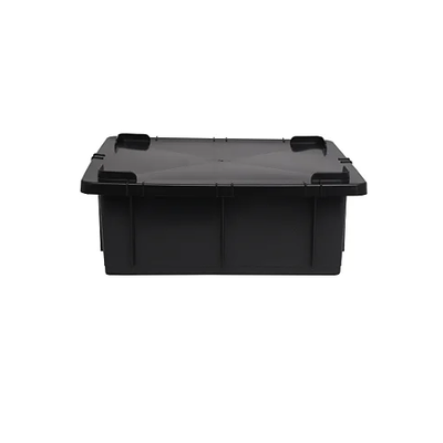 Caixa Organizadora 15 Litros - Com Tampa - PRETA