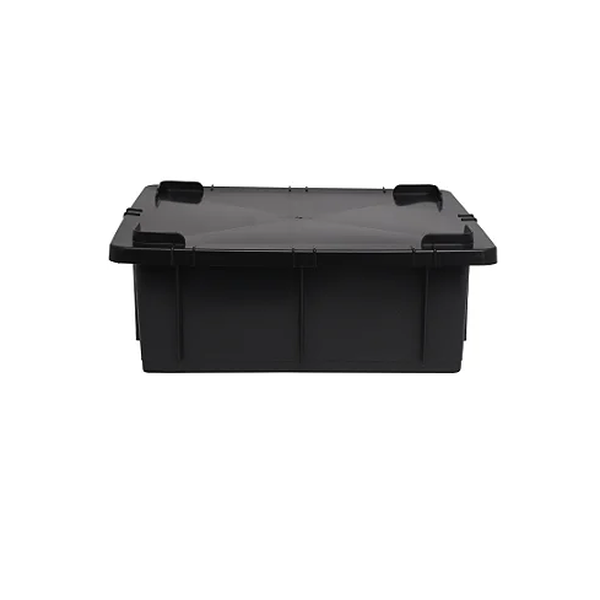 Caixa Organizadora 15 Litros - Com Tampa - PRETA