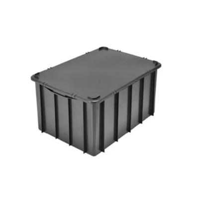 Caixa Organizadora 61 litros - Com Tampa - PRETO