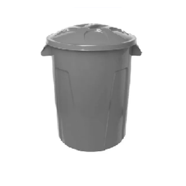 Cesto de lixo 100 litros com tampa - DIVERSAS CORES DISPONIVEIS | Cor: Vermelho, Pedal: Sem Pedal, Litragem: 100 Litros