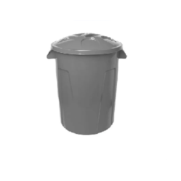 Cesto de lixo 60 litros com tampa - DIVERSAS CORES DISPONIVEIS | Litragem: 60 Litros, Cor: Vermelho, Pedal: Sem Pedal