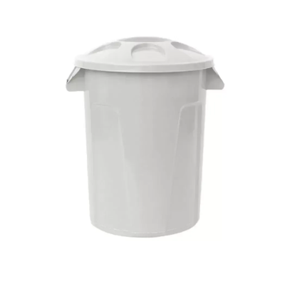 Cesto de Lixo 60 Litros com tampa - BRANCA