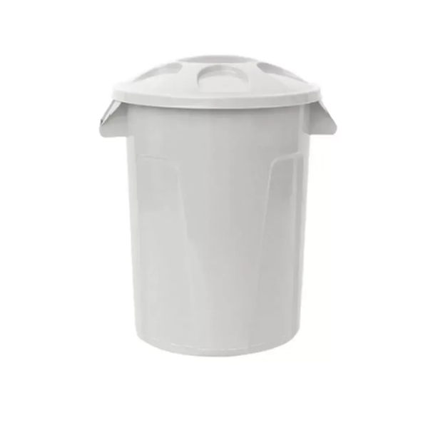 Cesto de Lixo 60 Litros com tampa - BRANCA
