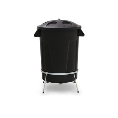 Lixeira Plástica Com Pedal em Aço 100 litros - Diversas Cores Disponíveis