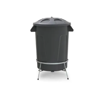 Lixeira Plástica Com Pedal em Aço 100 litros - Diversas Cores Disponíveis