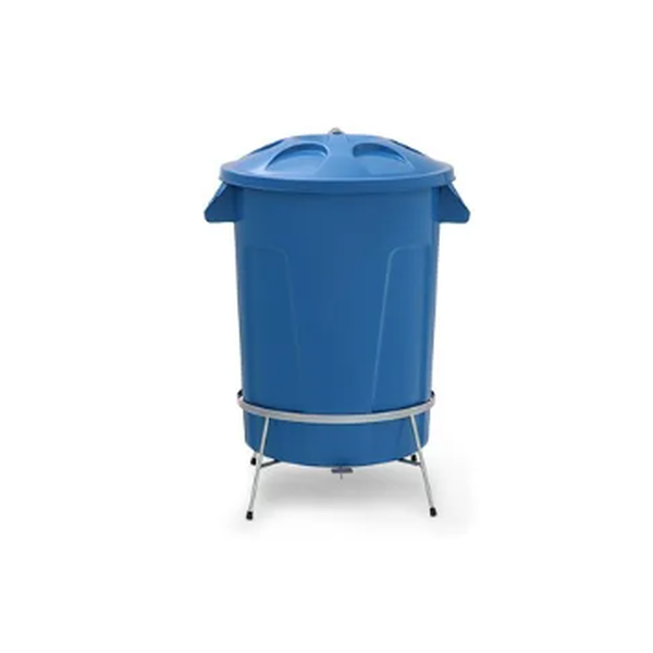 Lixeira Plástica Com Pedal em Aço 60 litros - Diversas Cores Disponíveis | Cor: Vermelho, Pedal: Com Pedal, Litragem: 60 Litros