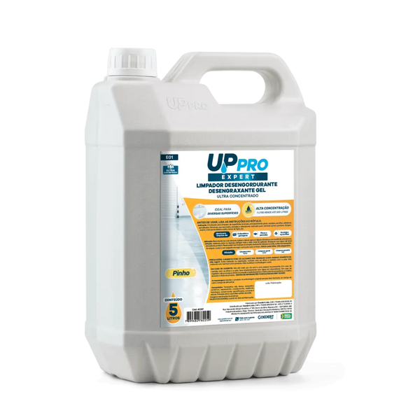 Limpador Desengordurante e Desengraxante Gel – 5L – Ultra Concentrado – UPPRO