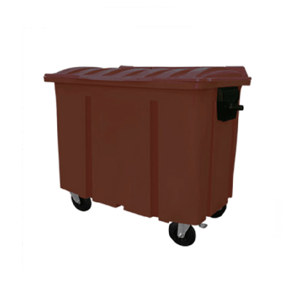 Contentor Plástico 700 Litros - Marrom