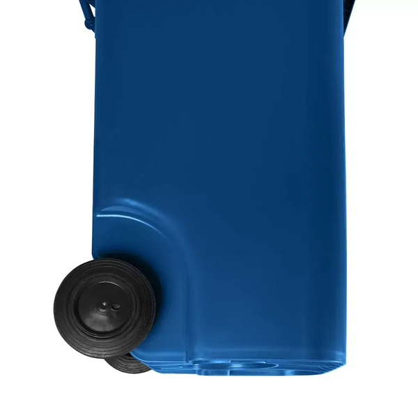 Carro Coletor de Lixo 240 Litros - AZUL | Cor: Azul, Litros: 240 Litros, Pedal: Sem Pedal