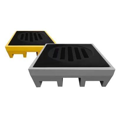 Pallet de Contenção Rotomoldado P/ 01 Tambor 100 Litros