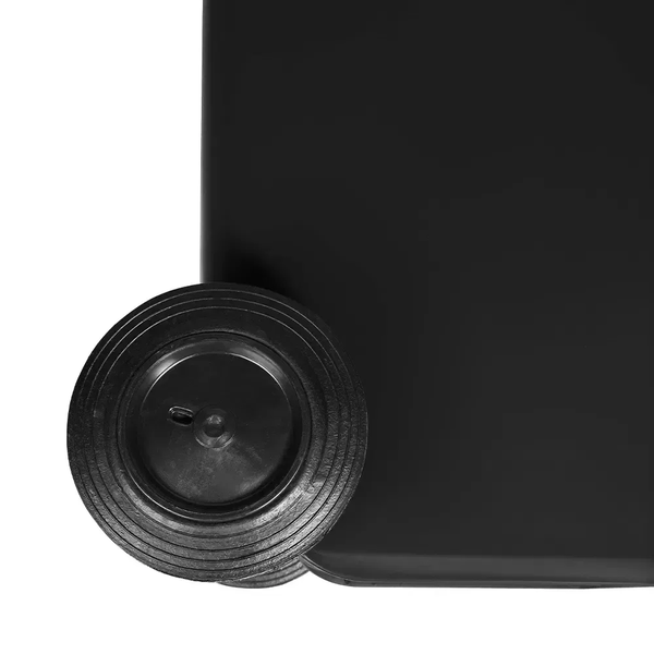 Contêiner de Lixo ou Lixeira Com Rodas 120 Litros Preto