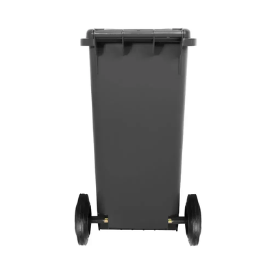 Contêiner de Lixo ou Lixeira 120 Litros Cinza Com Rodas