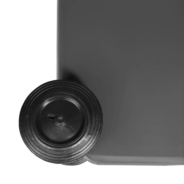 Contêiner de Lixo ou Lixeira 120 Litros Cinza Com Rodas