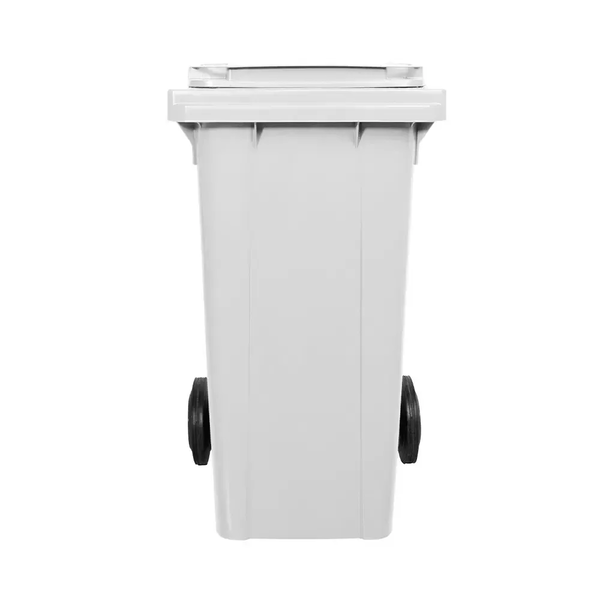 Carro Coletor de lixo 120 Litros - BRANCO