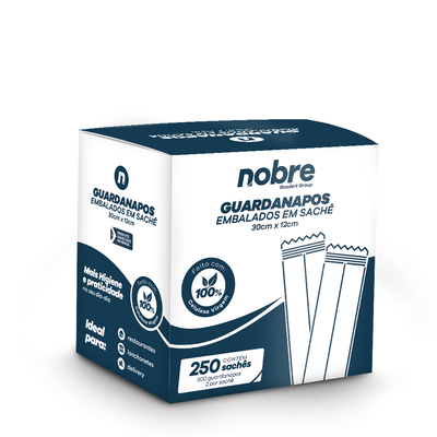 Guardanapo De Papel Sache 30x12cm C/250 Saches