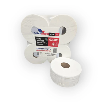 Papel higienico 10x250 8 rolos Style FSC