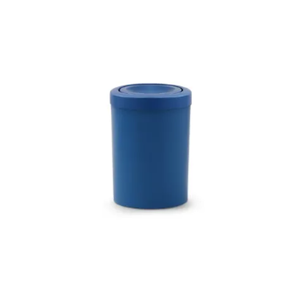 Cesto de Lixo 15 Litros com Tampa Flip Top - AZUL | Cor: Azul, Litragem: 15 Litros, Modelo: Flip Top