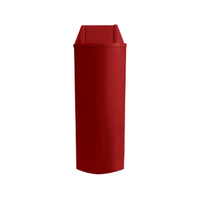 Cesto de Lixo 23 Litros C/ Tampa Basculante - VERMELHA