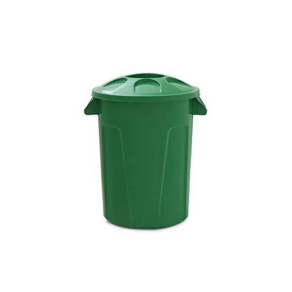 Cesto de Lixo 60 Litros Com Tampa - VERDE