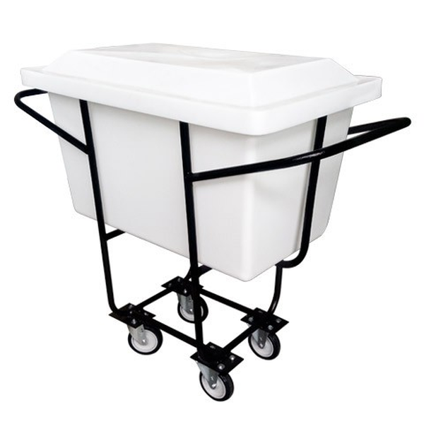 Carro Cuba 180 Litros - Com estrutura metálica - Com Tampa