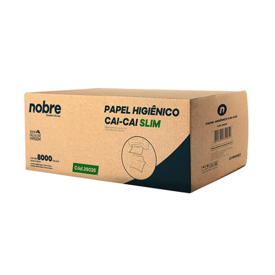 Papel Higiênico Cai Cai - 10x20 cm - c/ 8.000 folhas - Nobre