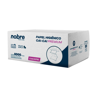 Papel Higiênico Cai Cai – 9,5x20 cm – c/ 8.000 folhas – Nobre