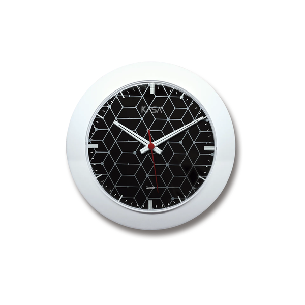 Relógio de parede Exclusive - Geométrico | Cor: Cinza, Modelo do Relógio: Exclusive - Moldura redonda | Cor: Cinza, Modelo do Relógio: Exclusive - Moldura redonda